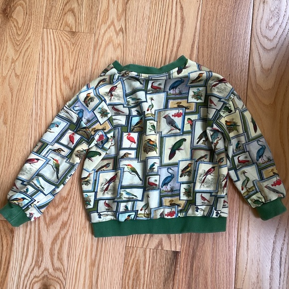 Oilily Kids Colorful Bird Print Sweatshirt. Size 7 - Picture 4 of 4